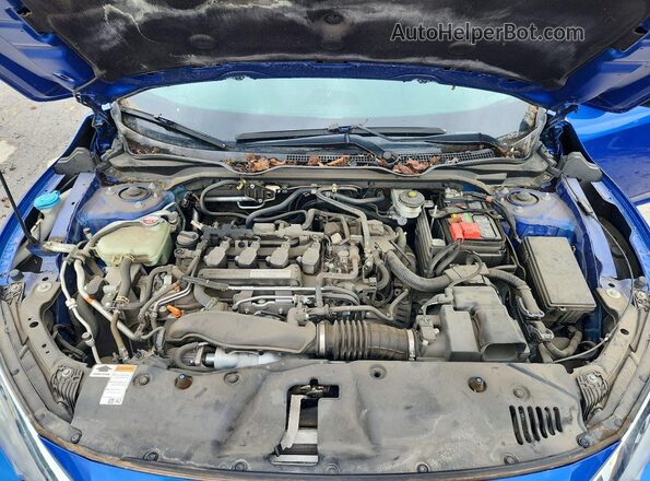 19XFC1F90JE002210 2018 HONDA CIVIC Blue Вид задньої частини салону