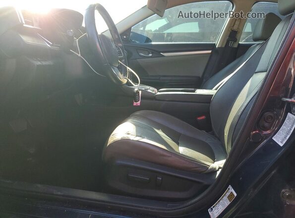 19XFC1F91GE005920 2016 HONDA CIVIC Blue Vista interior delantera