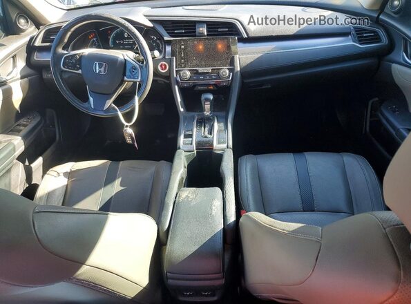 19XFC1F91GE005920 2016 HONDA CIVIC Blue Vista del salpicadero