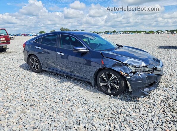 19XFC1F91GE005920 2016 HONDA CIVIC Blue Delantero derecho