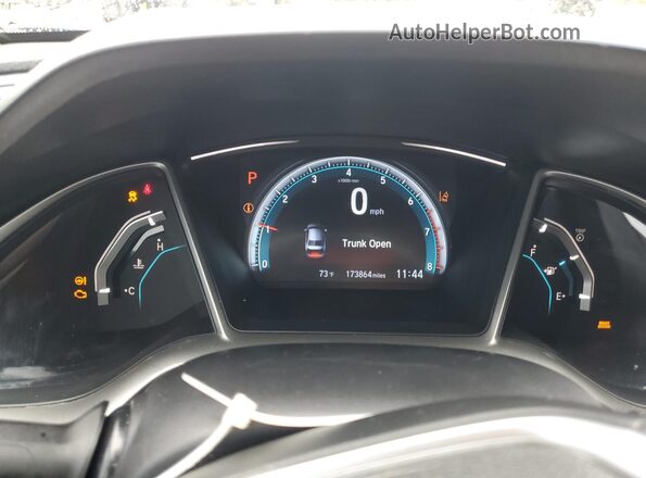 19XFC1F91GE021034 2016 HONDA CIVIC Синий Вид щитка приборов