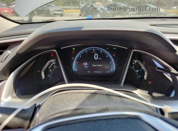 19XFC1F91GE202859 2016 HONDA CIVIC Silver Vista del cuadro de instrumentos