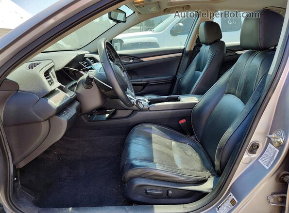 19XFC1F91GE202859 2016 HONDA CIVIC Silver Vista interior delantera