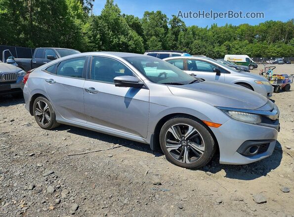 19XFC1F91GE202859 2016 HONDA CIVIC Silver Delantero derecho