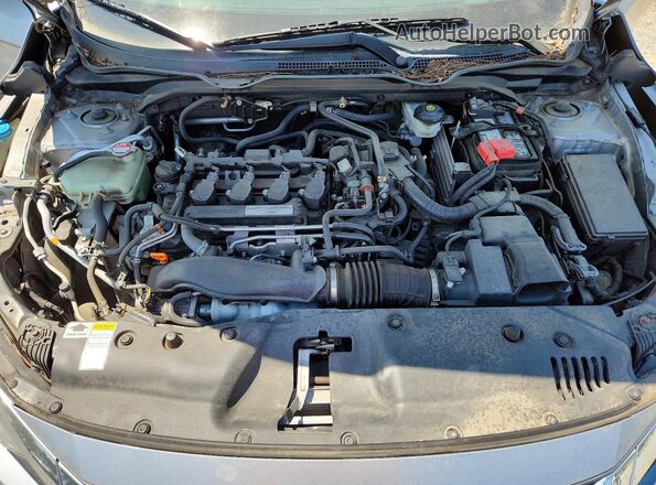 19XFC1F91GE202859 2016 HONDA CIVIC Silver Vista interior trasera