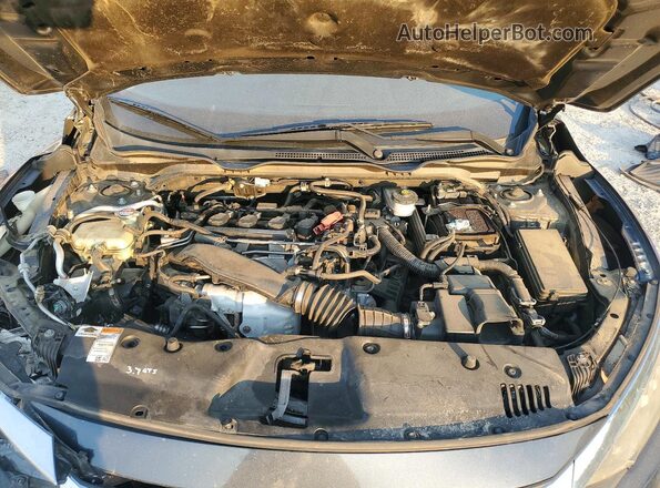 19XFC1F92GE038697 2016 HONDA CIVIC Серый Вид задней части салона