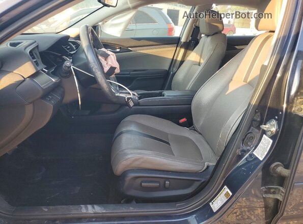 19XFC1F92GE038697 2016 HONDA CIVIC Серый Вид салона спереди