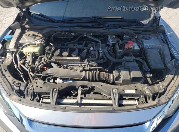 19XFC1F92HE009976 2017 HONDA CIVIC Silver Rear interior view