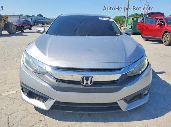 19XFC1F92HE009976 2017 HONDA CIVIC Silver Front view