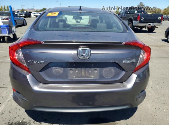 19XFC1F93GE222031 2016 HONDA CIVIC Gray უკანა ხედი
