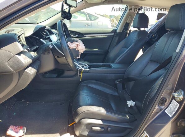 19XFC1F93GE222031 2016 HONDA CIVIC Gray წინა სალონის ხედი
