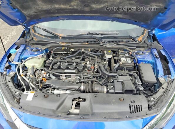 19XFC1F94GE213449 2016 HONDA CIVIC Blue Rear interior view
