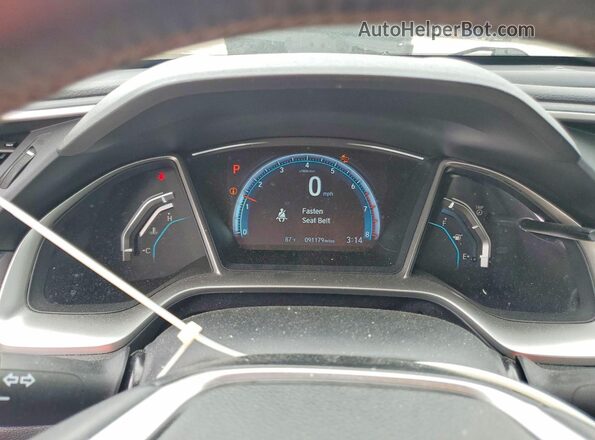 19XFC1F94GE213449 2016 HONDA CIVIC Blue Instrument cluster view