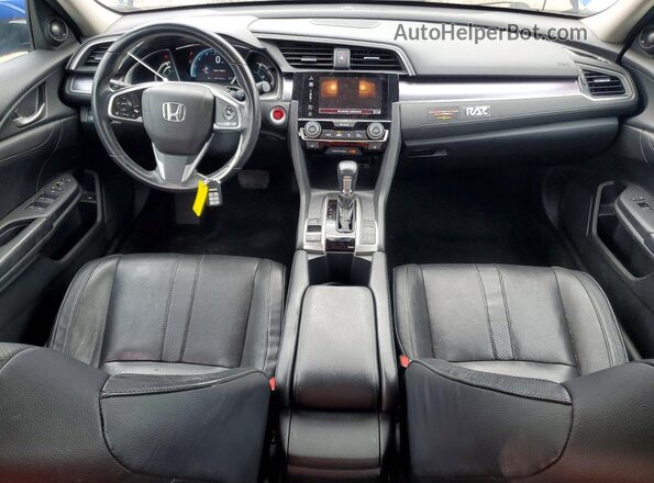 19XFC1F94GE213449 2016 HONDA CIVIC Blue Dashboard view