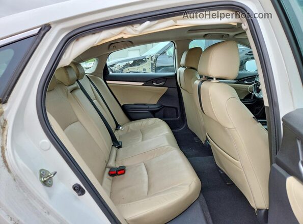 19XFC1F95GE028925 2016 HONDA CIVIC White Rear seats view