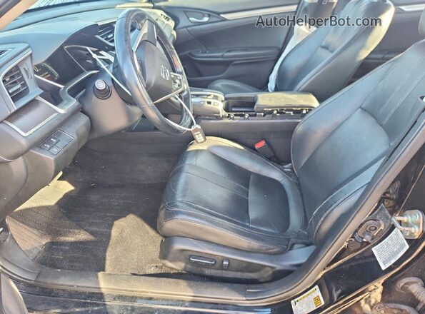 19XFC1F95GE030061 2016 HONDA CIVIC Черный Вид салона спереди