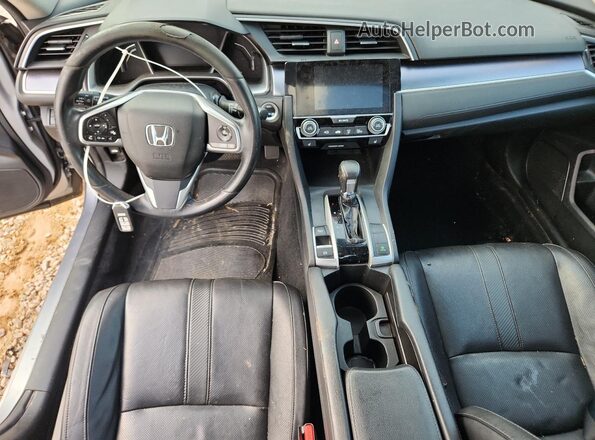 19XFC1F96GE219785 2016 HONDA CIVIC Серебряный Вид панели приборов