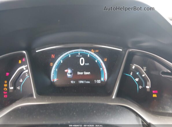 19XFC1F97GE041496 2016 HONDA CIVIC Серебряный Вид задних сидений