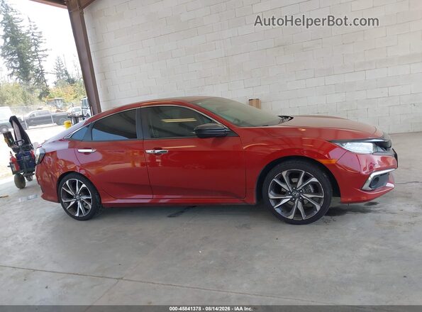 19XFC1F97LE213617 2020 HONDA CIVIC Red Rear interior view