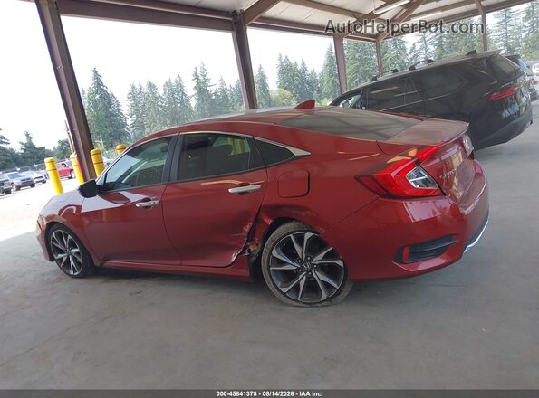 19XFC1F97LE213617 2020 HONDA CIVIC Red 360 interior view