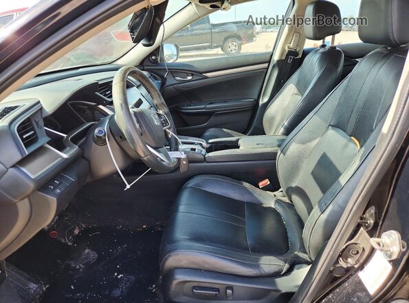 19XFC1F98GE011732 2016 HONDA CIVIC Black Front interior view