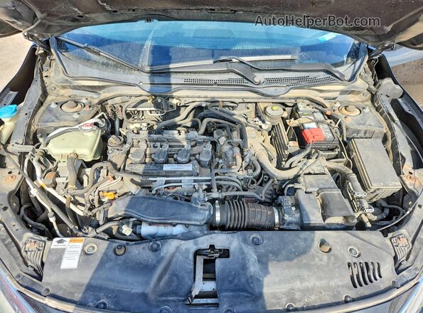 19XFC1F98GE011732 2016 HONDA CIVIC Black Rear interior view