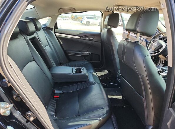 19XFC1F98GE011732 2016 HONDA CIVIC Black Rear seats view