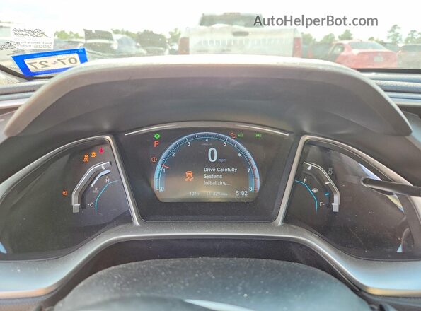 19XFC1F98GE011732 2016 HONDA CIVIC Black Instrument cluster view