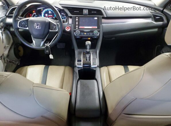 19XFC1F98GE020401 2016 HONDA CIVIC White Առջևի վահանակի տեսք