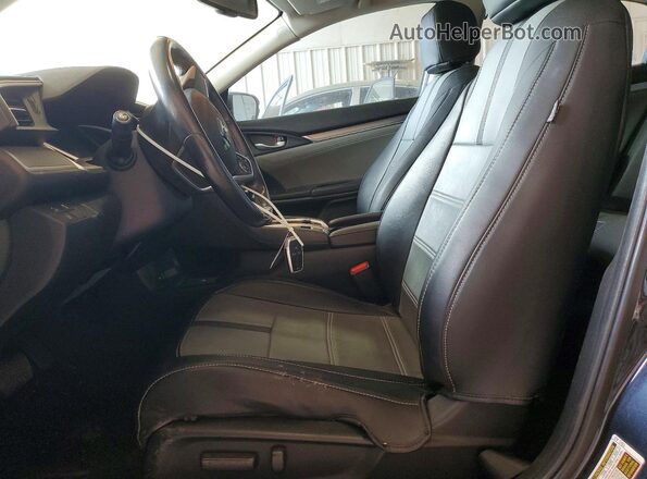 19XFC1F98HE010212 2017 HONDA CIVIC Blue წინა სალონის ხედი