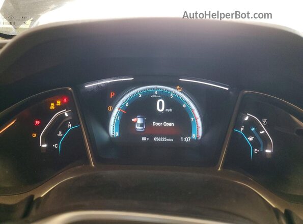 19XFC1F98HE010212 2017 HONDA CIVIC Blue ხელსაწყოთა პანელის ხედი