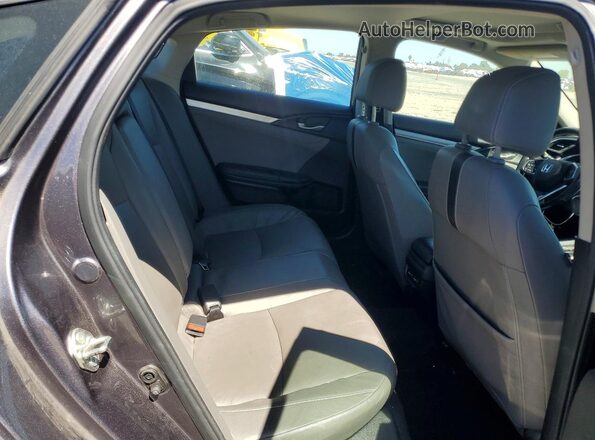 19XFC1F99HE205364 2017 HONDA CIVIC Gray Հետևի նստատեղերի տեսք