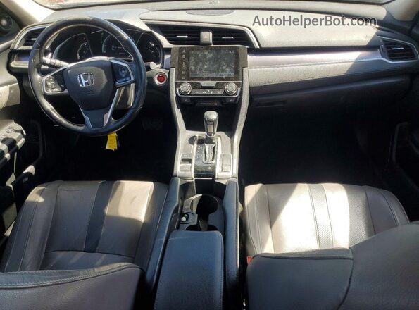 19XFC1F99HE205364 2017 HONDA CIVIC Gray Առջևի վահանակի տեսք