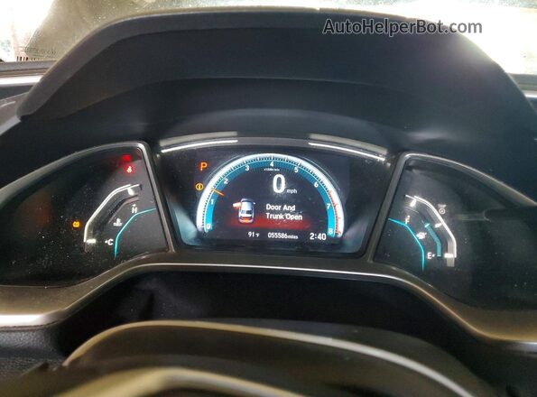 19XFC1F99ME002467 2021 HONDA CIVIC Charcoal ხელსაწყოთა პანელის ხედი