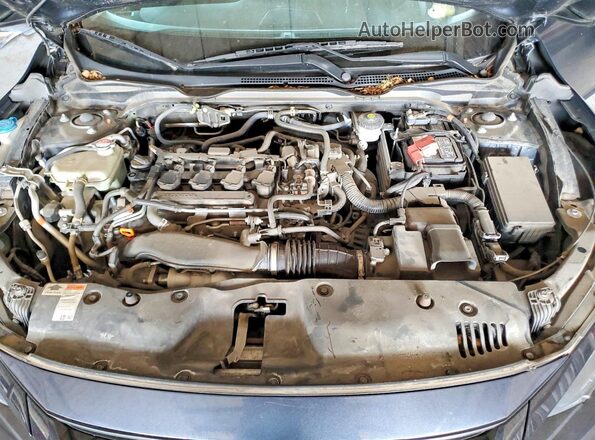 19XFC1F99ME002467 2021 HONDA CIVIC Charcoal უკანა სალონის ხედი