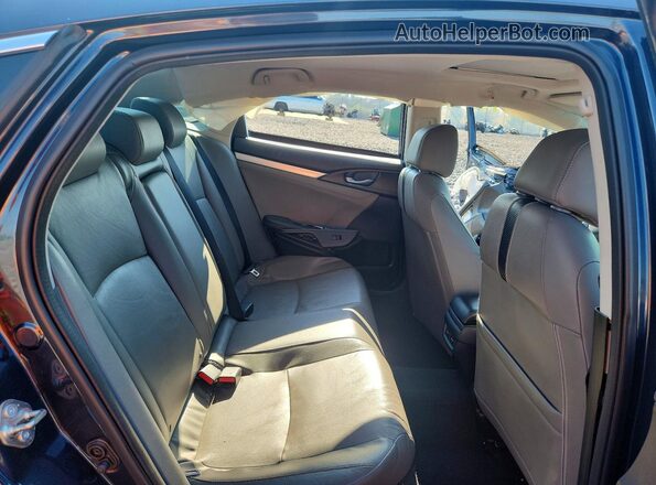 19XFC1F9XGE013157 2016 HONDA CIVIC Gray Հետևի նստատեղերի տեսք