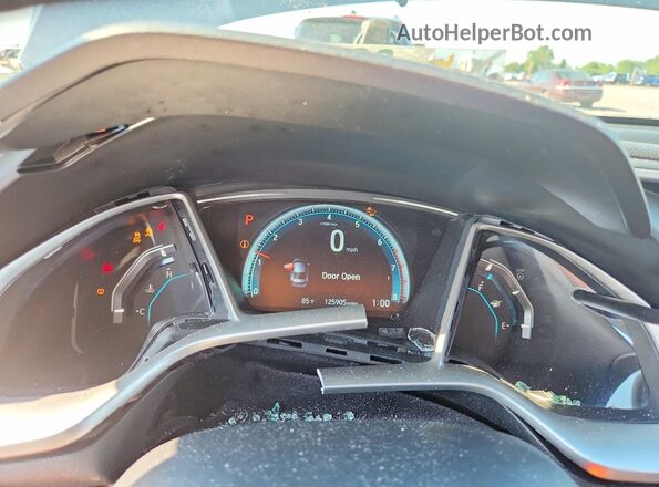19XFC1F9XGE013157 2016 HONDA CIVIC Gray Սարքավորումների վահանակի տեսք