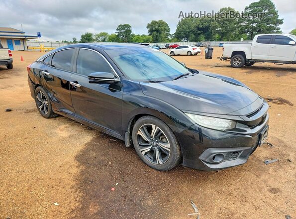 19XFC1F9XHE000555 2017 HONDA CIVIC Black Przód prawy