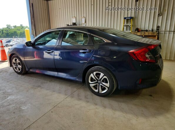 19XFC2E51HE079828 2017 HONDA CIVIC Blue Հետևի ձախ