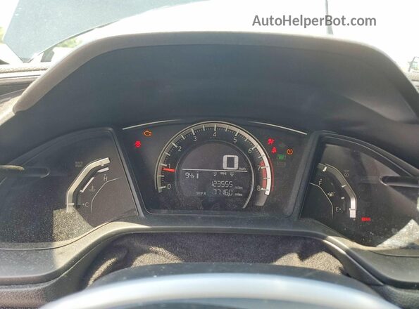 19XFC2E54GE012820 2016 HONDA CIVIC Черный Вид щитка приборов