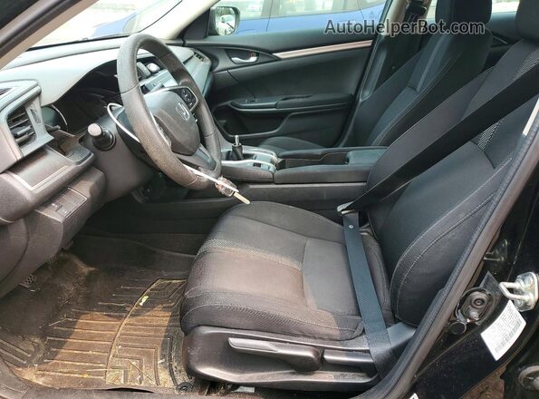 19XFC2E54HE064773 2017 HONDA CIVIC Black Вид салону спереду