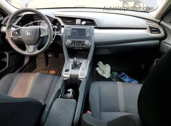 19XFC2E54HE064773 2017 HONDA CIVIC Black Вид панелі приладів