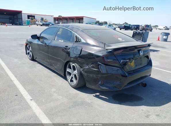19XFC2E55GE044076 2016 HONDA CIVIC Black Tył lewy