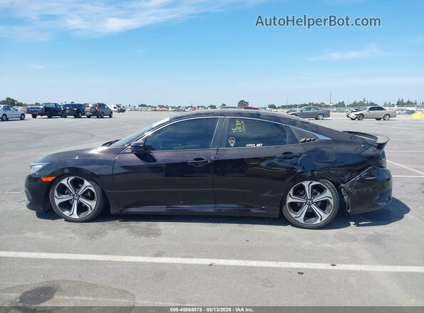 19XFC2E55GE044076 2016 HONDA CIVIC Black Widok wnętrza 360 stopni