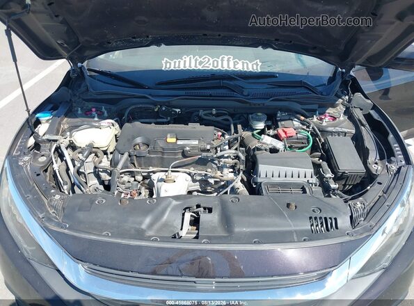 19XFC2E55GE044076 2016 HONDA CIVIC Black Widok z tyłu