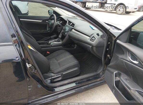 19XFC2E57HE067473 2017 HONDA CIVIC Black Front interior view