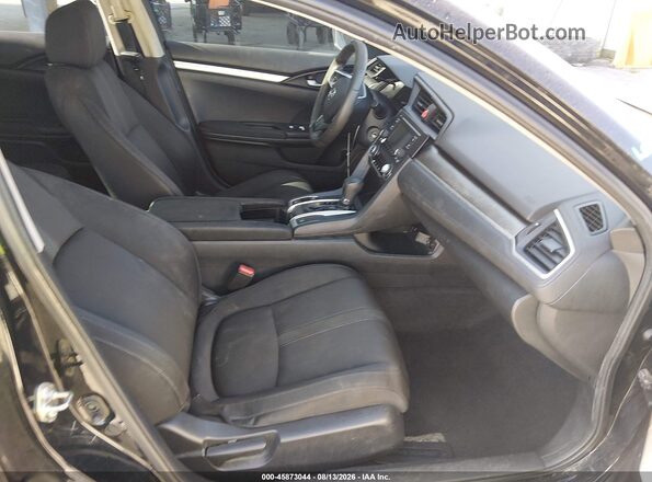 19XFC2F50GE033307 2016 HONDA CIVIC Black Widok wnętrza z przodu