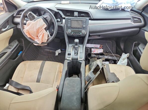 19XFC2F50GE034862 2016 HONDA CIVIC Белый Вид панели приборов