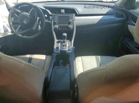 19XFC2F50GE054769 2016 HONDA CIVIC White Вид панелі приладів