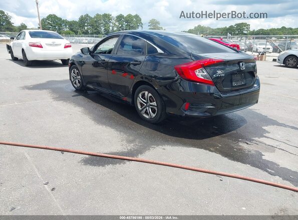 19XFC2F50GE070339 2016 HONDA CIVIC Black Հետևի ձախ